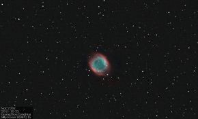 上周末APO6拍摄的宝瓶座螺旋星云NGC7293