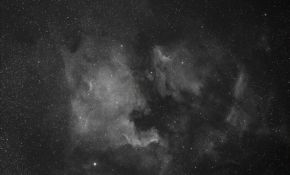 城市里的北美星云和鹈鹕星云——Ha通道窄带摄影