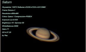 【土星】小黑行星摄影之土星的面纱