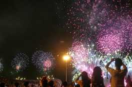 奥运会开幕式彩排的烟火
