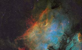 北美星云NGC 7000，【JP-Tone map】SHO窄带重新处理，星明CSP拍摄