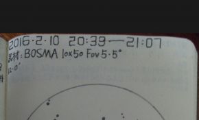 2.10日对双子座M35  御夫座M36  M37  M38及Catalina观测报告