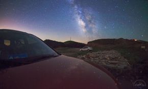 月初在东灵山拍的几张夜景