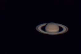 信达小黑摄影-7月10日远去的火星和糟糕视宁度下的土星