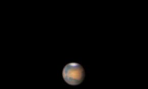 火星之20131007晨 天亮后的小火星