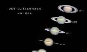 土星光环 2002年-2014年的变化