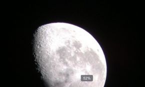 手比镜新。天狼102DL摄月。