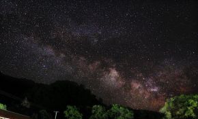 6月4日晚，河北赤城县瞎拍的银河……