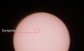 模模糊糊的太阳黑子