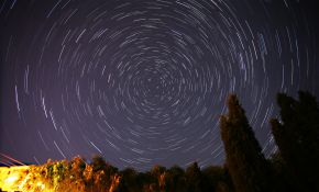 我家楼下公园的星轨