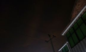 光污染下的星空