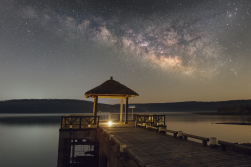 灯明草亭，银河落影——江苏盱眙天泉小镇星野