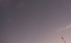 昨天拍的铱星和天空
