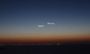 2011-03-16海边的木星与水星