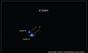 αGem双星衍射环