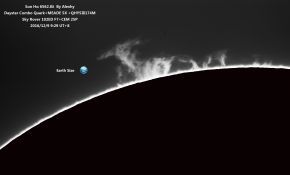 太阳上看到鹿（12.9大日珥）