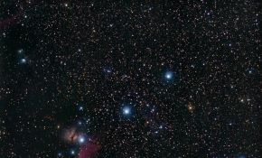 分享图一张渣图：猎户座局部（M42、马头星云、火焰星云...