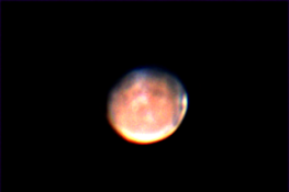将三个月以来的火星比较了下