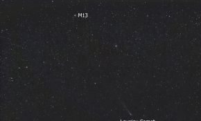 大月亮下的Lovejoy和M13